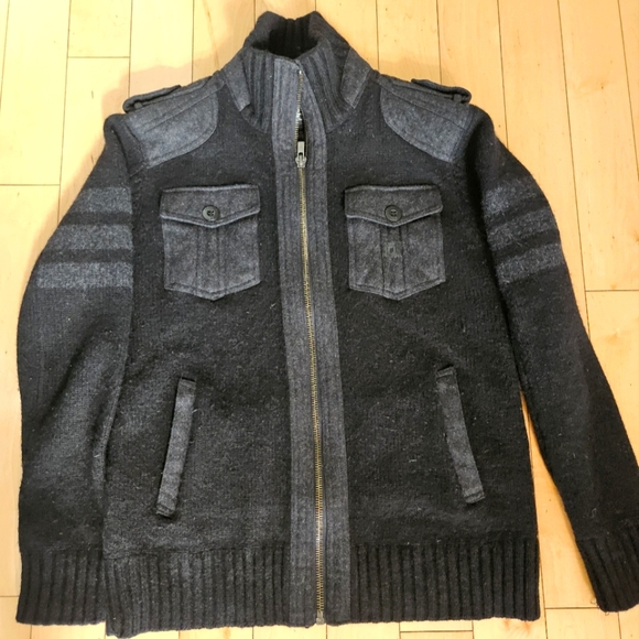Jack and Jone Black Jacket size Large - Picture 1 of 3